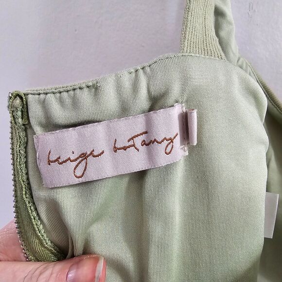 Beige Botany Ultra Soft Structured Mint Green Square Neck Corset Crop Top Small - Picture 4 of 8